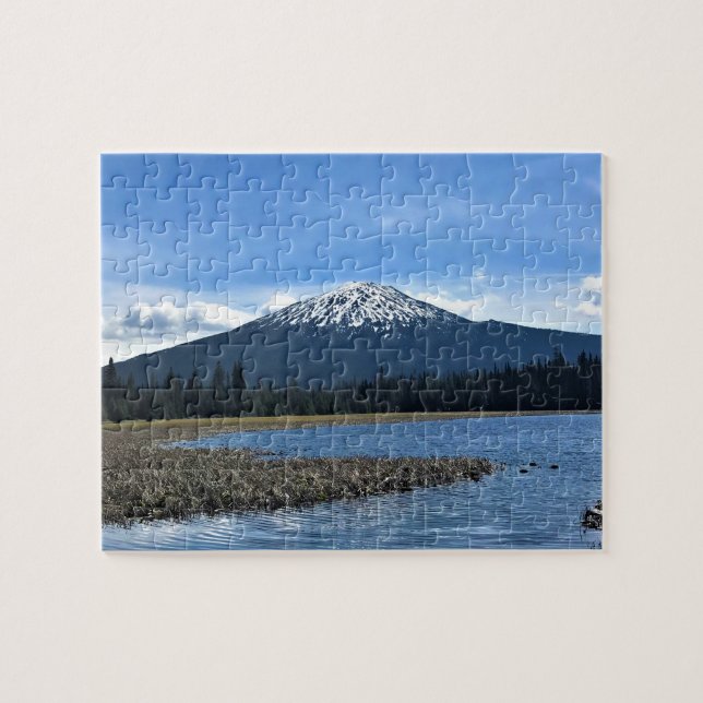 Berg Bachelor am Hosmer Lake, OR Puzzle (Horizontal)