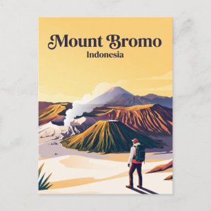 Berg Bromo Indonesien Postkarte