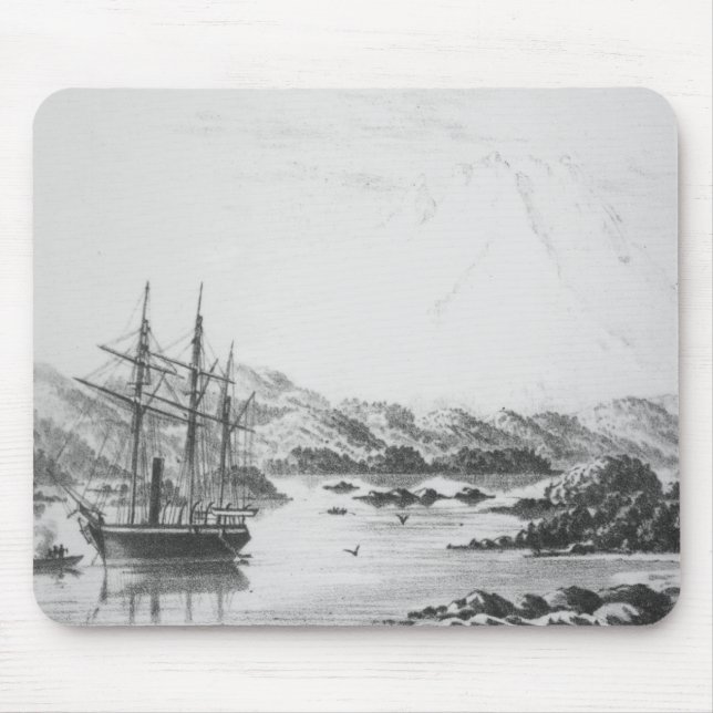 Berg Burney von den Otter-Inseln Mousepad (Vorne)