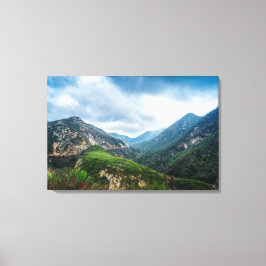 Berg-Canyons-Wandkunst | Landschaftsbild Tal Leinwanddruck
