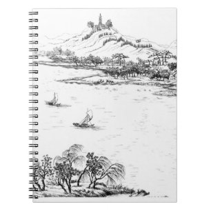 Berg Chang und See Chou, von 'Jardins Anglo-Chi Notizblock