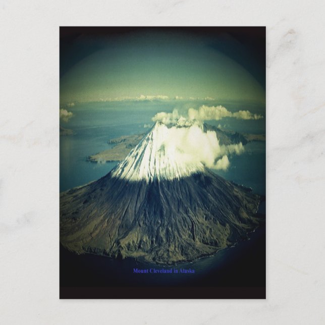 Berg Cleveland, Alaska Postkarte (Vorderseite)