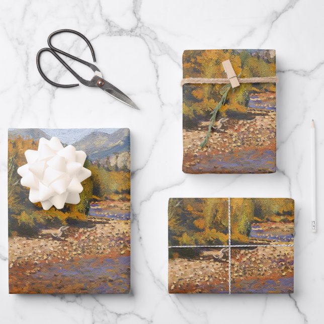 Berg Colorado Fall Geschenkpapier Set (Vorderseite)