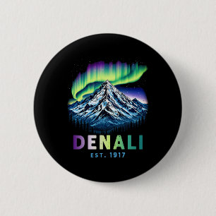 Berg Denali Alaska Berg Denali Nationalpark Button