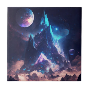 Berg der Kristalllandschaft Fliese