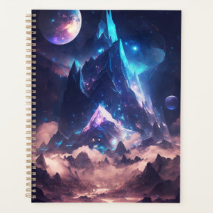 Berg der Kristalllandschaft Planer