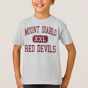 Berg Diablo - rote Teufel - hoch - Übereinstimmun T-Shirt