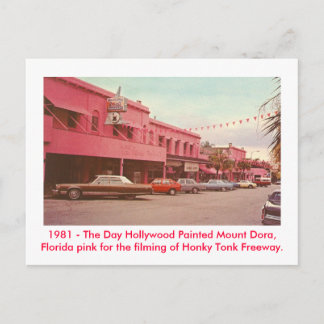 Berg Dora, Fl - Pink gestrichen Postkarte