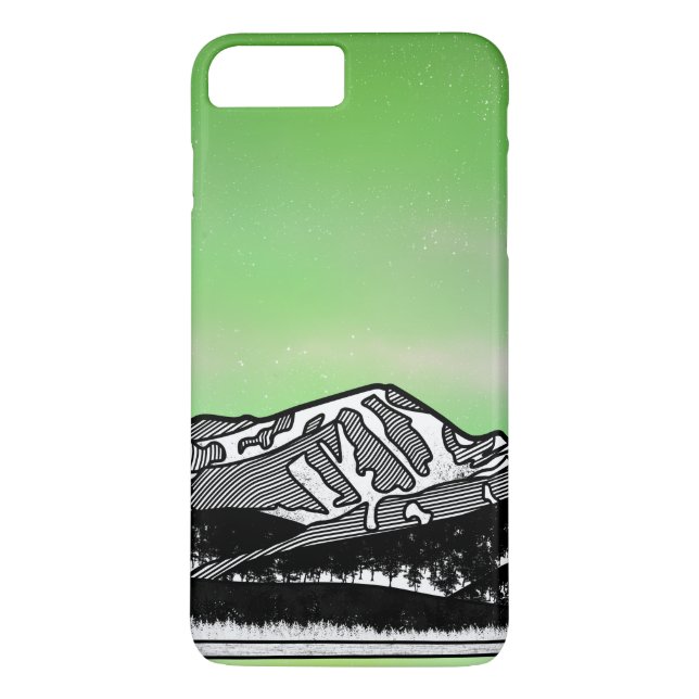 Berg Elbret Grüne Berglandschaft Case-Mate iPhone Hülle (Rückseite)