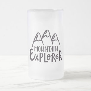 Berg-Explorer Mattglas Bierglas