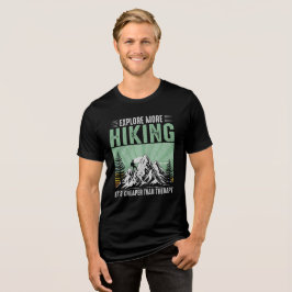 Berg-Explorer-Wander-Outdoor-Grafik-T-Shirt Tri-Blend Shirt