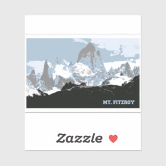 Berg Fitzroy, Patagonien, Argentinien Aufkleber