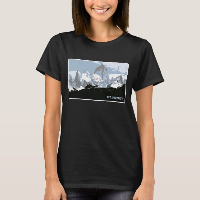 Berg Fitzroy, Patagonien, Argentinien T-Shirt (Vorderseite)