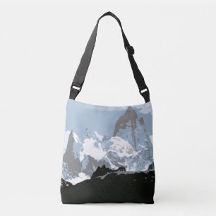 Berg Fitzroy, Patagonien, Argentinien Tragetaschen Mit Langen Trägern