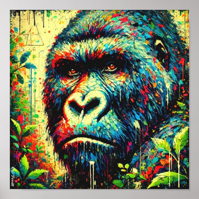 BERG GORILLA 7 POSTER (Vorne)