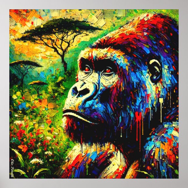 BERG GORILLA 8 POSTER (Vorne)