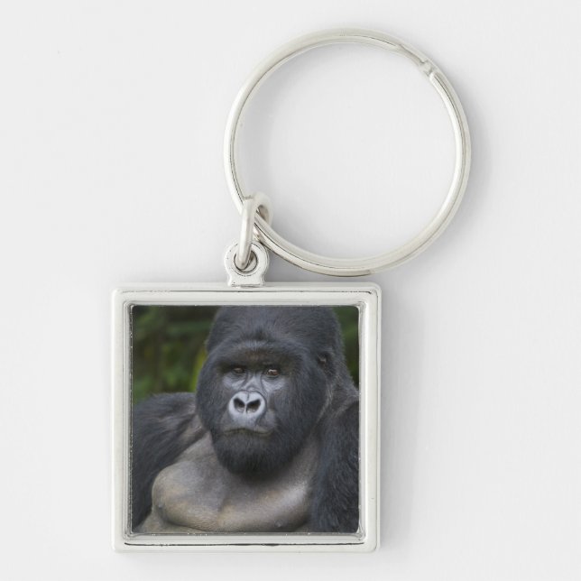 Berg Gorilla und Silverback Schlüsselanhänger (Vorne)