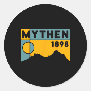 Berg Grosser Mythen Wanderung Mountainbike-Fahren Runder Aufkleber