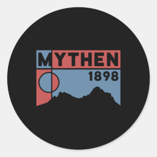 Berg Grosser Mythen Wanderung Mountainbike-Fahren Runder Aufkleber