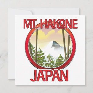 Berg Hakone Japan Einladung