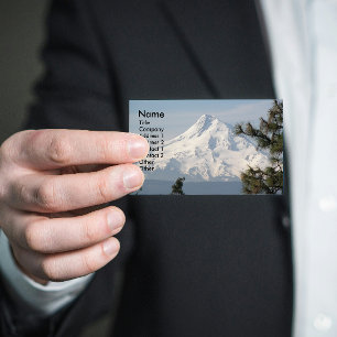 Berg-Hood-Gipfel Landschaft Visitenkarte