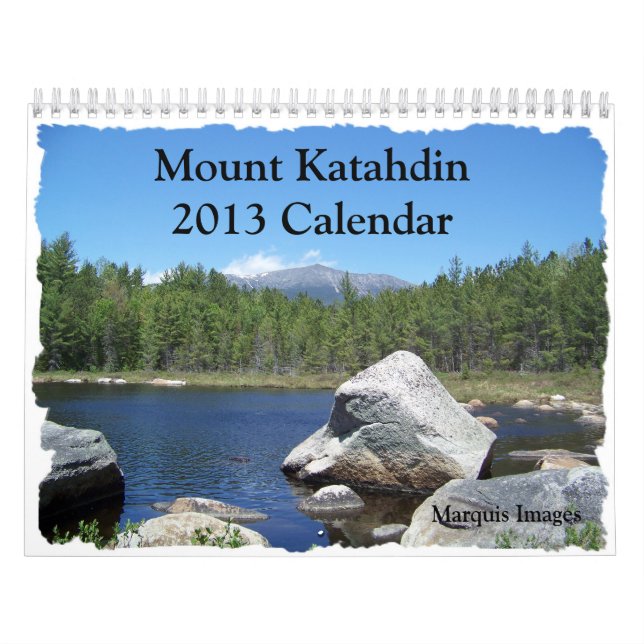 Berg Katahdin 2013 Kalender (Titelbild)