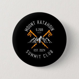 Berg Katahdin Bergwandern Est 2024  Button