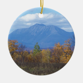 Berg Katahdin in Fall 2 Keramikornament