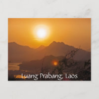 Berg Laos Sunset