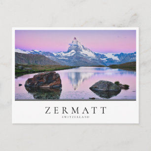 Berg Matterhorn in Zermatt, Schweiz Postkarte