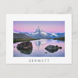 Berg Matterhorn in Zermatt, Schweiz Postkarte