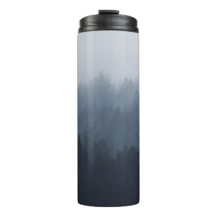 BERG MIT WALD IM FUSTER THERMOSBECHER
