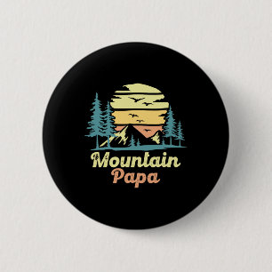 Berg Papa Camping Wandern Vater Abenteuer Väter Button