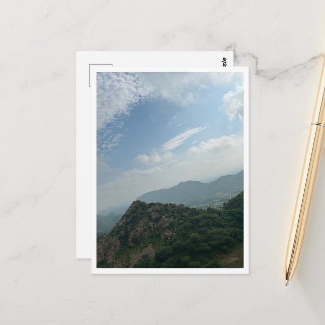 Berg Postkarte (Vorderseite/Rückseite Beispiel)