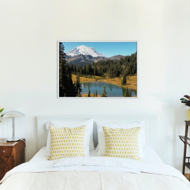 Berg Rainier und Tipsoo Landschaft Poster (In Situ)