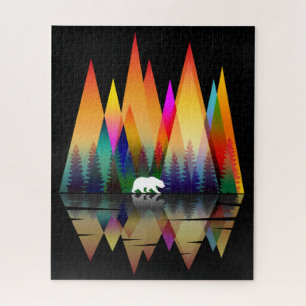 BERG REGENBOGEN BÄR PUZZLE