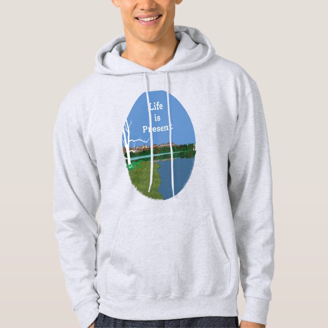 Berg ruft hoodie (Vorderseite)