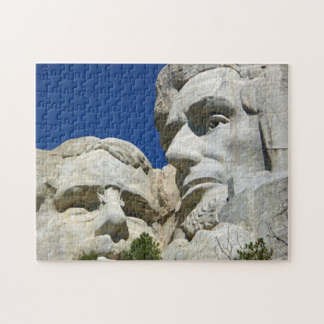 Berg Rushmore Süd Dakota. Puzzle (Horizontal)