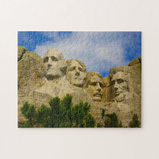 Berg Rushmore Süd Dakota. Puzzle (Horizontal)