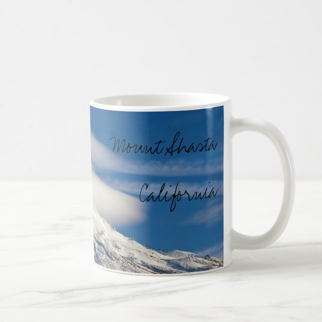 ~ Berg Shasta Kalifornien ~ Kaffeetasse (Rechts)