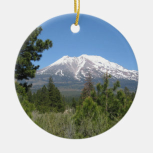 Berg Shasta Kalifornien Keramikornament