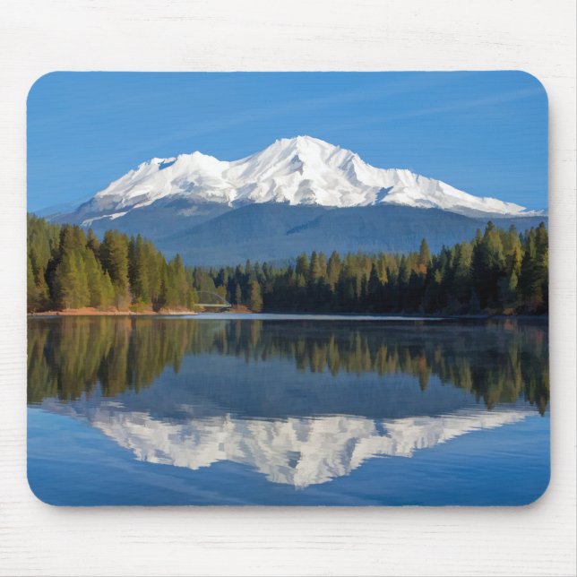 BERG SHASTA REFLEKTIERT MOUSEPAD (Vorne)