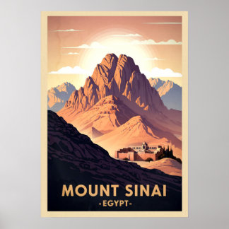 Berg Sinai Ägypten V04 Poster