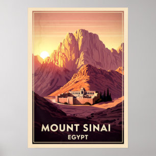 Berg Sinai Ägypten V05 Poster