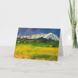 Berg Sopris in Carbondale, Colorado Karte