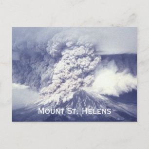 Berg St. Helens Eruption Postkarte