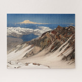 Berg St. Helens Krater Rim und Berg Rainier Puzzle
