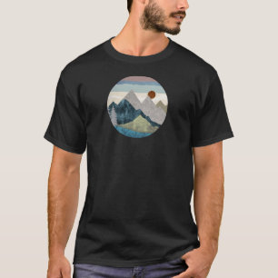 Berg Streifen Sky T-Shirt