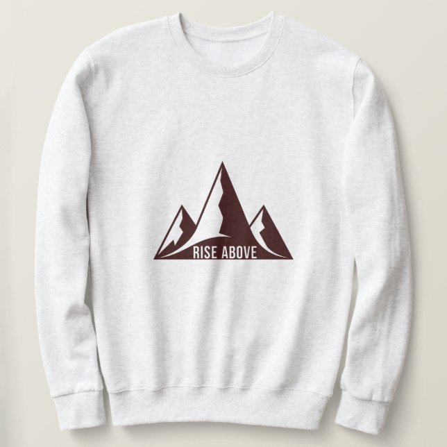Berg-Sweatshirt – Abenteuer & Natur Sweatshirt (Design vorne)