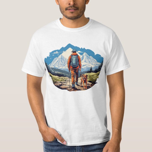 Berg-T-Shirt: Auf die Spitze! T-Shirt (Vorderseite)